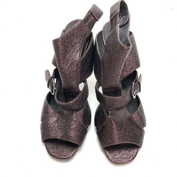 CARESSA GRAYCE Sandals High Heels Leather sz 8 M - Picture 5 of 16